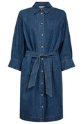 Delina Denim Ss Dress 36451 | Dark Denim