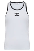 Sahara Tank Top 33068 | White black