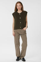 Mariko Teddy Vest | Army | Vest fra Neo Noir