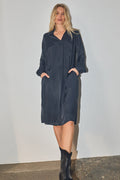 Maylone Soft Twill Dress  |  Salute Navy