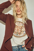 Fiona O-Ss Embroidery Tee  |  Ecru