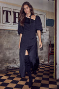Siri Asym Dress 36405 | Black