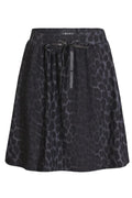 Alma Short Loose Skirt | Dark Grey Leo