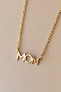 Mom Necklace | Gold