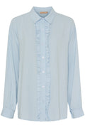 Mollie Shirt | Celeste Stripe