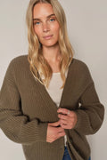 Wynter V-Neck Knit Cardigan  |  Sea Turtle