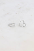 Heart Bubble Earring | Silver