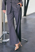 Liane Panel Wide Pant 31397 | Dark Grey