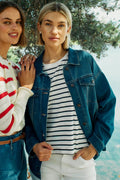 Rock Jacket 205809 | Medium Blue Denim