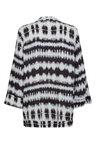 Tine Tie Dye Kimono | Black Blue Tie Dye | Kimono fra Liberté