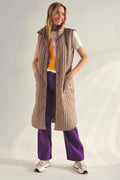 Lago Waistcoat | Desert Taupe