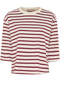 Brooklyn Tee | Beige Bordeaux