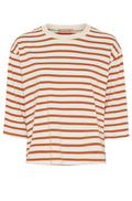 Brooklyn Tee | Beige Rust
