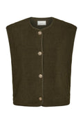 Mariko Teddy Vest | Army