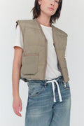 Manja Down Vest |  Brindle