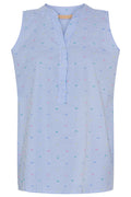 Solvej Top 6287 | Sky Blue Print