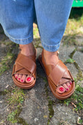 Octavia Z Sandal | Camel