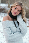 Jane Knit Blouse | Light Grey Mel