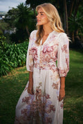 Stellar Artist Paisley Dress | Ivory
