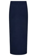 Henne Long Skirt | Navy
