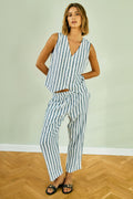 Lavisco Pants 205915 | Brilliant White Deep Ultrama