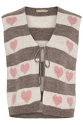 Phoenix Knit Vest | Old Rose