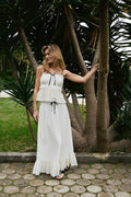 Ariella Crepe Skirt | Creme