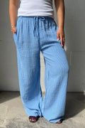 Sandy Stripe Pants | Blue