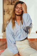 Lindin Shirt 203389 | Della Robbia Blue Offwhite