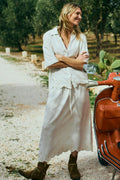Linus Skirt 205811 | Moonbeam Melange