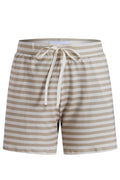 Alma Shorts | Sand Ivory Stripe
