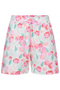 Alma Shorts | Mint Pink Flower