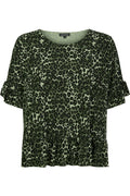 Alma Frill T-Shirt | Army Leo