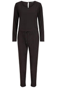 Alma Ls Jumpsuit | Black