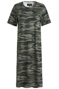 Alma Tshirt Dress | Dusty Camo