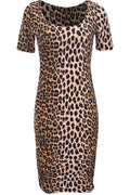Alma Ss Turn Dress | Lux Leo