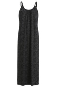 Alma Long Strap Dress | Black Lace