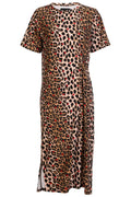 Alma Ss Twist Dress | Lux Leo Red Heart