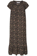Sunrise Ming Flower Dress | Black