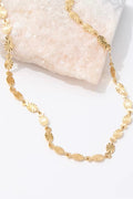 Simple Snowflake Necklace | Gold