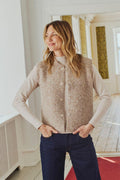 Jump Waistcoat 206808 | Desert Taupe Melange