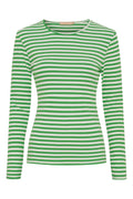 Josiane LS Tee | Menta/greggio | Bluse fra Marta du Chateau