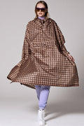 Damier Poncho | Brown