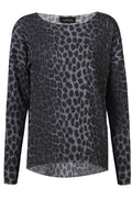 Alma Ls Top | Dark Grey Leo