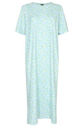 Alma T-Shirt Dress | Baby Blue Flower