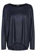 Alma Ls Top | Dark Navy