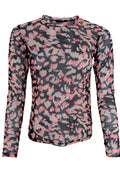 Florence Mesh Blouse | Black Animal