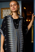 Luna S/S Kaftan Tunic | Fall Blue