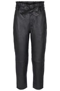 Phoebe Leather Pant | Black