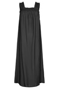 Callum Smock Long Strap Dress | Black
